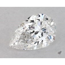 1,00 карат D-SI1 бриллиант грушевидной формы