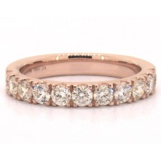 Кольцо из 14-каратного розового золота с бриллиантом Micro Pave (1,00 CTW)