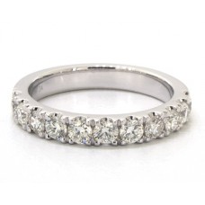 Платиновое кольцо с бриллиантом Micro Pave (1,00 CTW) Платиновое кольцо с бриллиантом Micro Pave (1,00 CTW)
