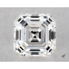 Квадратный бриллиант изумрудной огранки E-SI1 весом 1,05 карата