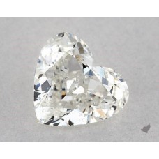 1,00-каратный бриллиант H-SI1 в форме сердца