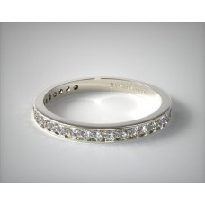 18-каратное белое золото 0,20 карата. Обручальное кольцо с бриллиантами