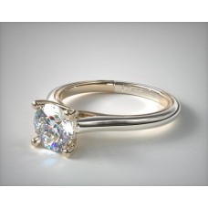Двухцветное обручальное кольцо-пасьянс Comfort-Fit из 18-каратного золота диаметром 1,8 мм