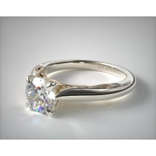 Двухцветное помолвочное кольцо-пасьянс Comfort-Fit из 18-каратного золота толщиной 2,0 мм с бесконечным узором